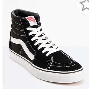 Lightly worn kids black vans